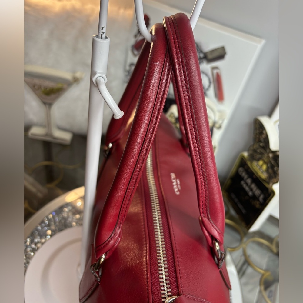 Coach 2012 RARE Legacy leather Archive black cherry Zip Top Handle Bag EUC - Picture 13 of 17
